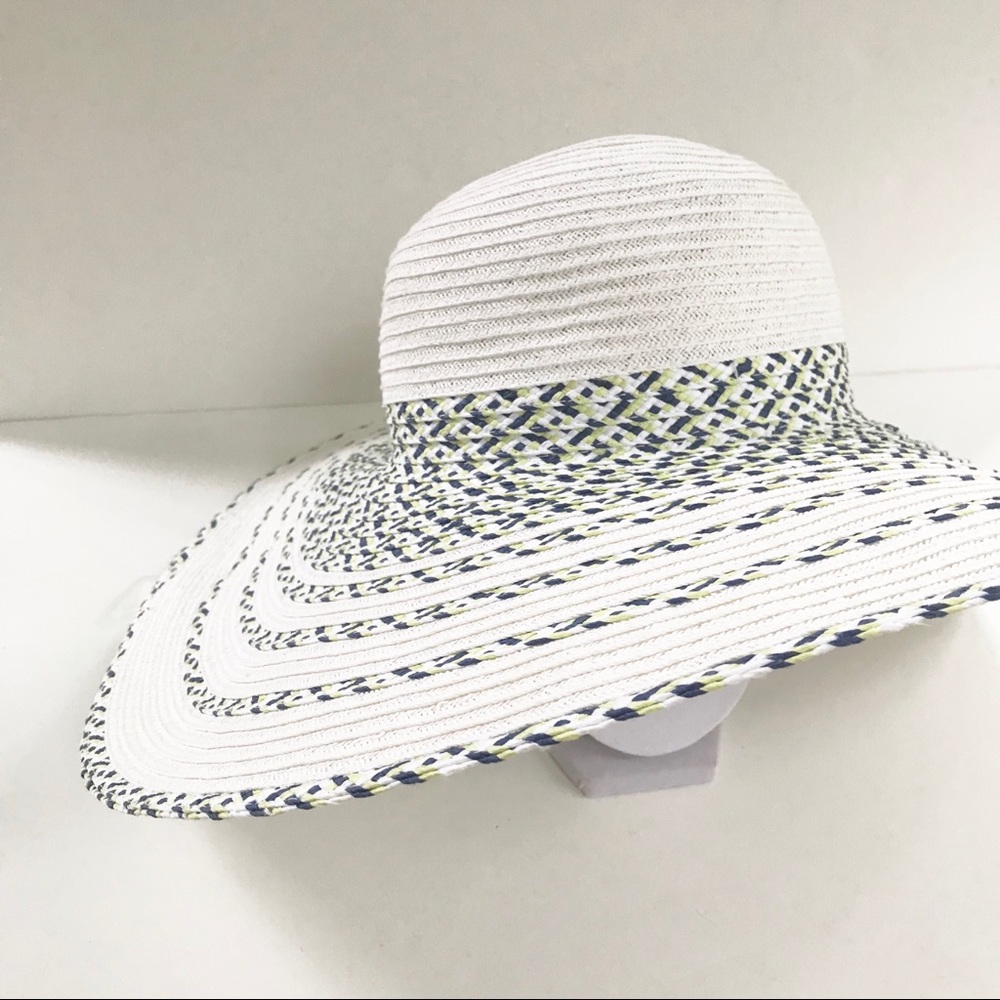 NWT Packable Large Brim Floppy Straw-like Hat - Picture 2 of 8